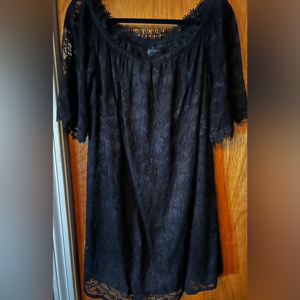 Little Black Swing Dress